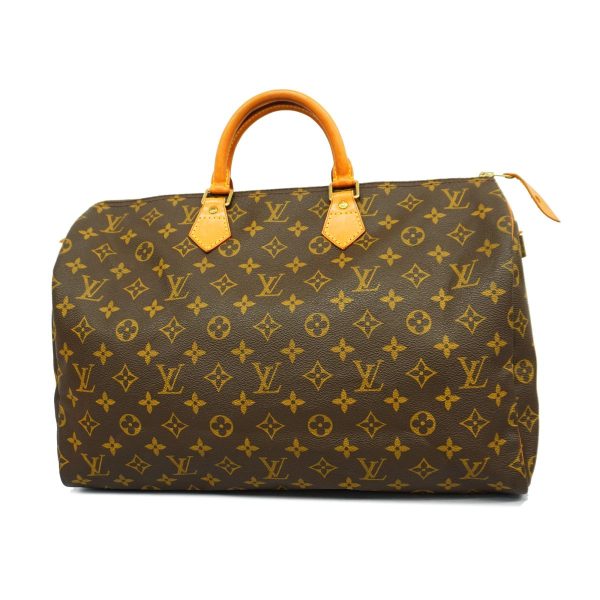 1240001053239 1 Louis Vuitton Speedy 40 Monogram Handbag Brown