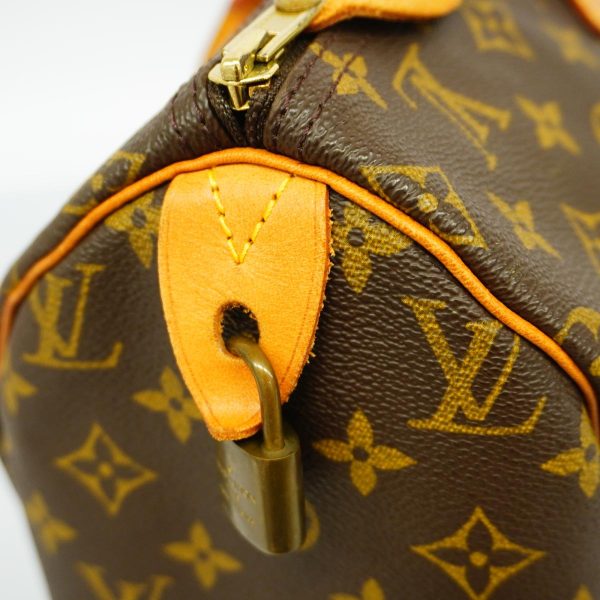 1240001053239 14 Louis Vuitton Speedy 40 Monogram Handbag Brown