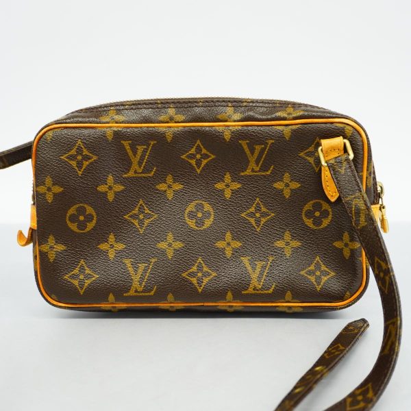 1240001053242 17 Louis Vuitton Pochette Marly Bandouliere Monogram Shoulder Bag Brown