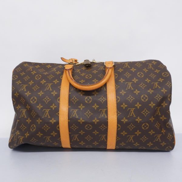 1240001053247 19 Louis Vuitton Keepall 50 Monogram Bag Brown