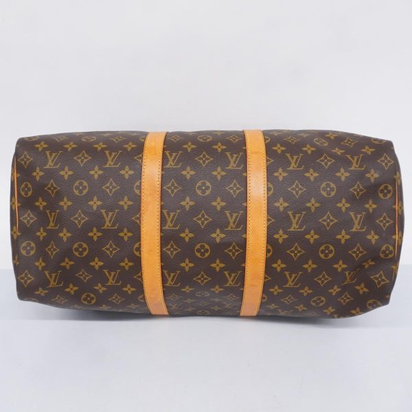 1240001053247 3 Louis Vuitton Keepall 50 Monogram Bag Brown