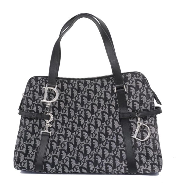 1240001053255 1 Christian Dior Trotter Handbag Black