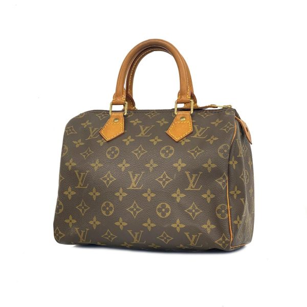 1240001053260 1 Louis Vuitton Speedy 25 Monogram Handbag Brown