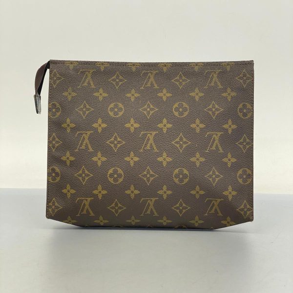 1240001053263 8 Louis Vuitton Poche Toilette 26 Monogram Pouch Brown