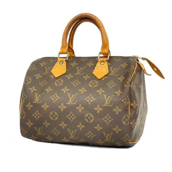 1240001053270 1 Louis Vuitton Speedy 25 Monogram Handbag Brown