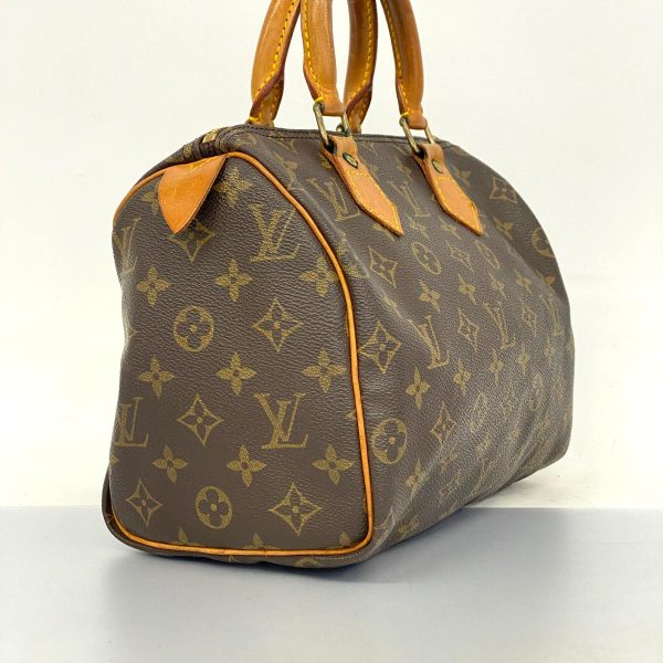 1240001053270 2 Louis Vuitton Speedy 25 Monogram Handbag Brown