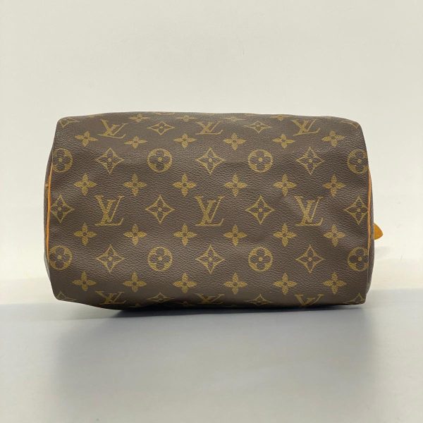 1240001053270 3 Louis Vuitton Speedy 25 Monogram Handbag Brown