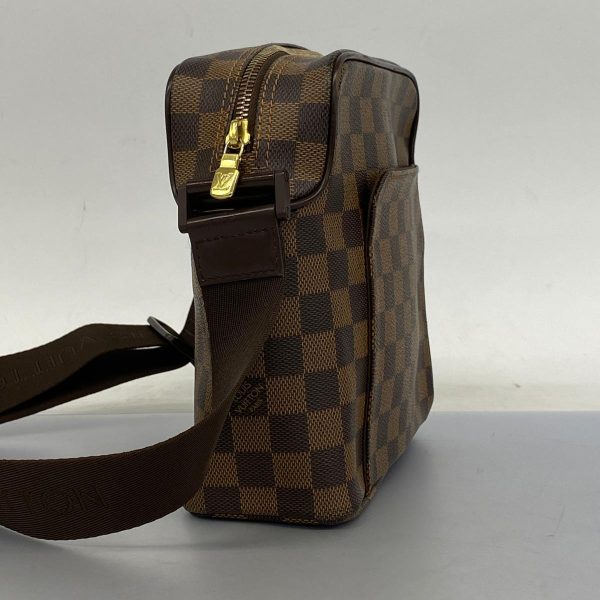 1240001053271 2 Louis Vuitton Olaf PM Damier Shoulder Bag Ebene