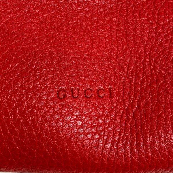 1240001053276 5 Gucci Bamboo 2Way Bag Red