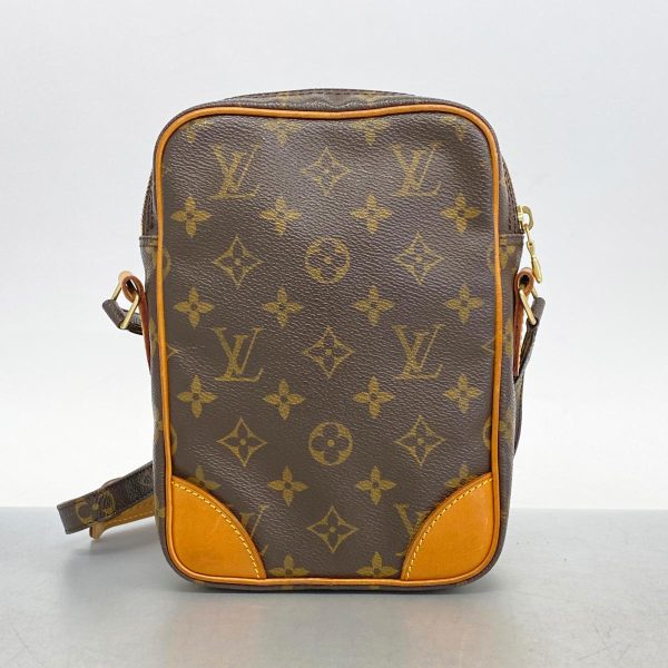 1240001053280 11 Louis Vuitton Danube Monogram Shoulder Bag Brown