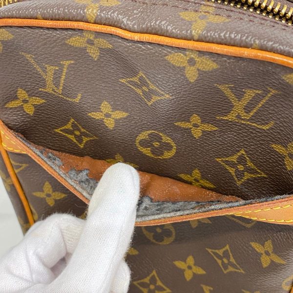 1240001053280 8 Louis Vuitton Danube Monogram Shoulder Bag Brown