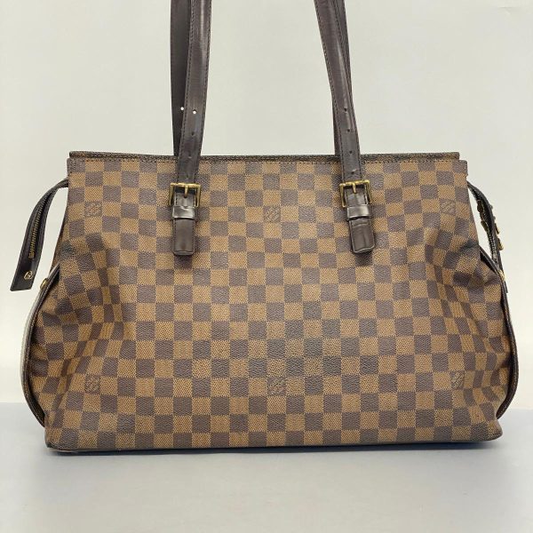 1240001053286 11 Louis Vuitton Chelsea Damier Shoulder Bag Ebene