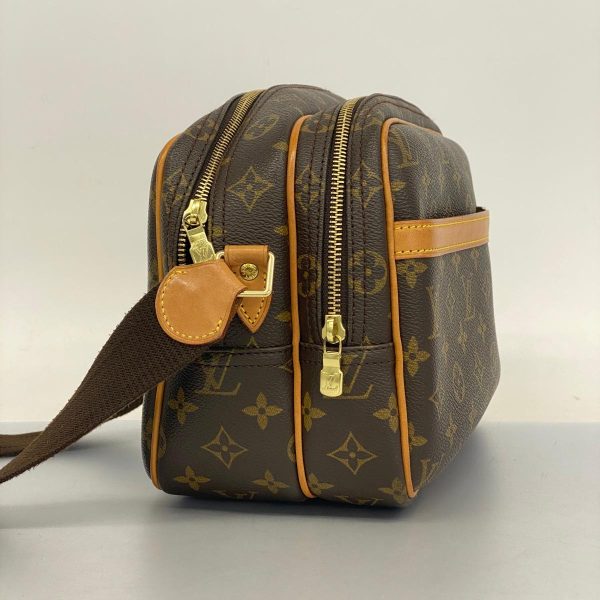 1240001053288 2 Louis Vuitton Reporter PM Monogram Shoulder Bag Brown