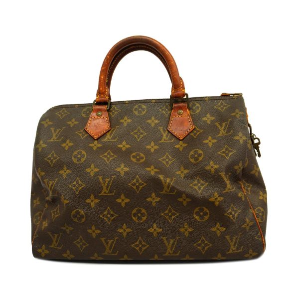 1240001053302 1 Louis Vuitton Speedy 30 Monogram Handbag Brown