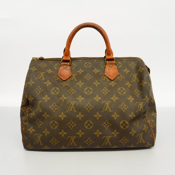 1240001053302 17 Louis Vuitton Speedy 30 Monogram Handbag Brown