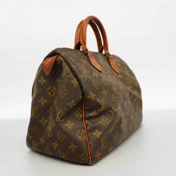 1240001053302 2 Louis Vuitton Speedy 30 Monogram Handbag Brown