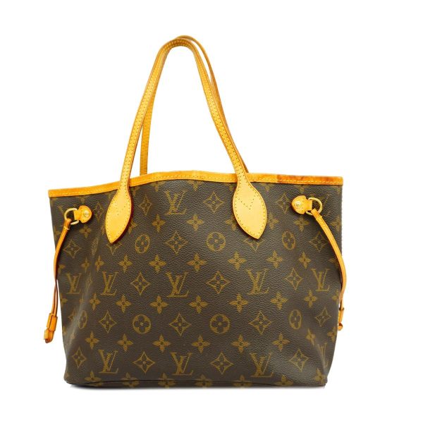 1240001053316 1 Louis Vuitton Neverfull PM Monogram Tote Bag Brown