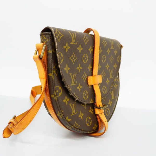 1240001053318 2 Louis Vuitton Chanti GM Monogram Shoulder Bag Brown