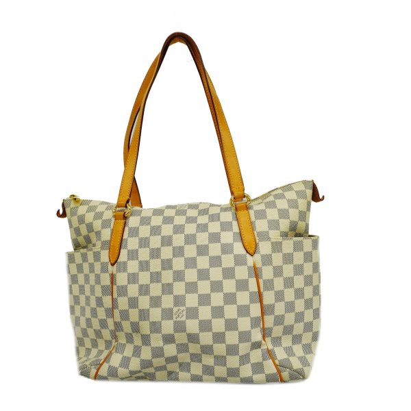 1240001053320 1 Louis Vuitton Totally GM Damier Azur Tote Bag White