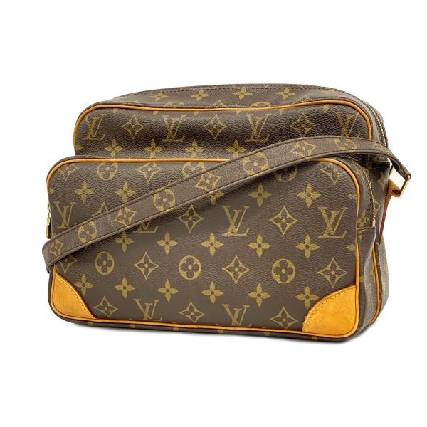 1240001053328 1 Louis Vuitton Nile Monogram Shoulder Bag Brown