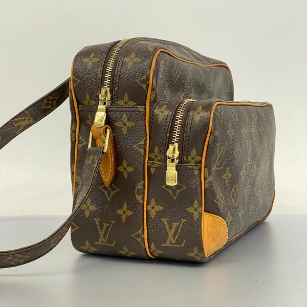 1240001053328 2 Louis Vuitton Nile Monogram Shoulder Bag Brown