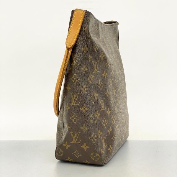 1240001053329 2 Louis Vuitton Looping GM Monogram Shoulder Bag Brown