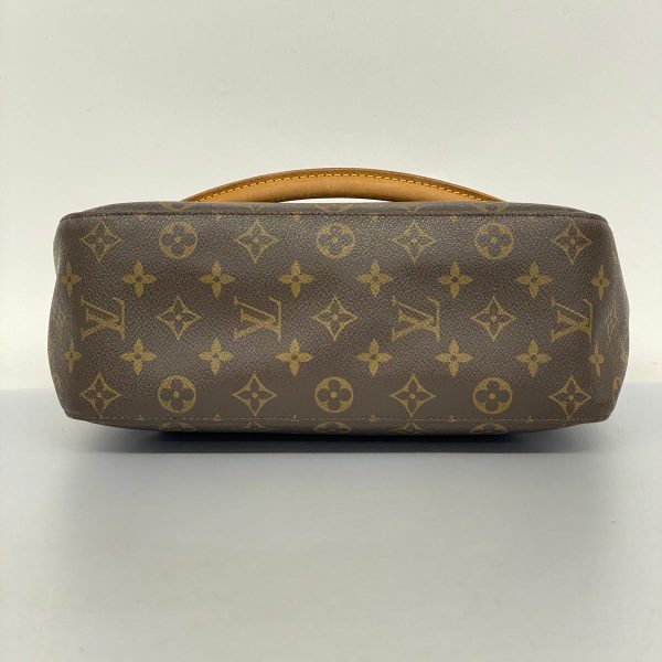 1240001053329 3 Louis Vuitton Looping GM Monogram Shoulder Bag Brown