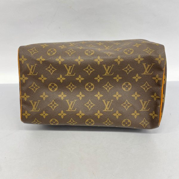 1240001053330 3 Louis Vuitton Speedy 30 Monogram Handbag Brown