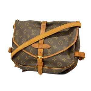 1240001053340 1 Louis Vuitton Speedy 30 Mini Bag Damier Azur Brown