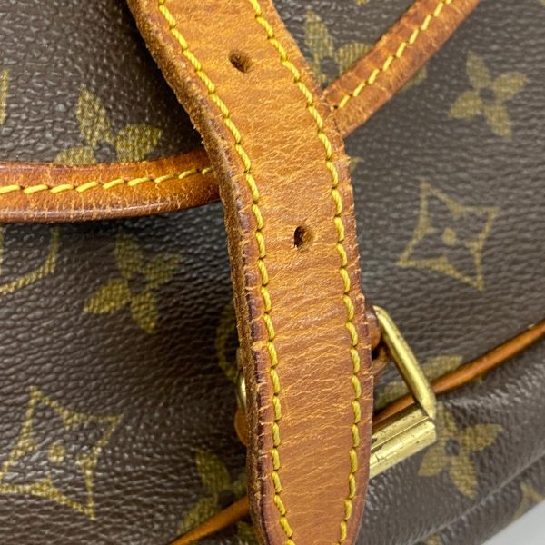 1240001053340 10 Louis Vuitton Saumur 30 Monogram Shoulder Bag Brown