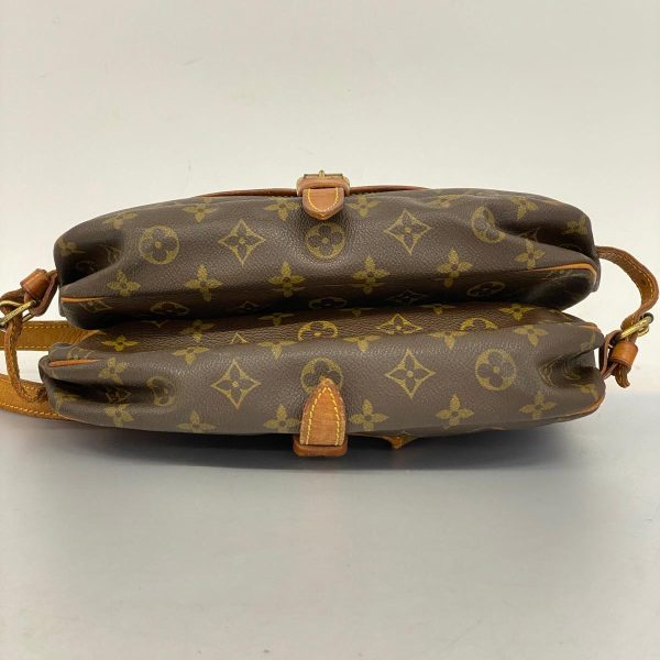 1240001053340 3 Louis Vuitton Saumur 30 Monogram Shoulder Bag Brown