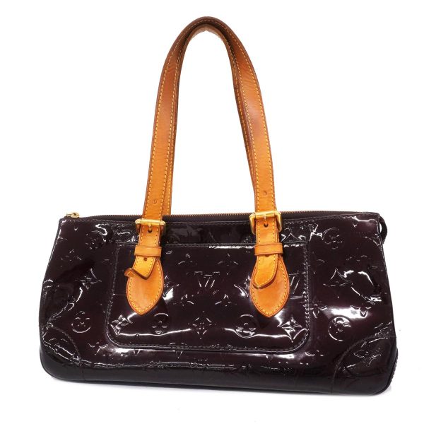 1240001053357 1 Louis Vuitton Rosewood Avenue Vernis Shoulder Bag Amarant