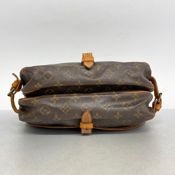 1240001053362 3 Louis Vuitton Saumur 30 Monogram Shoulder Bag Brown