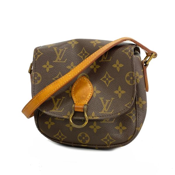 1240001053365 1 Louis Vuitton Mini Saint Cloud Monogram Shoulder Bag Brown