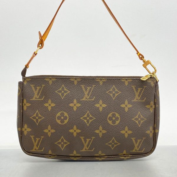 1240001053369 12 Louis Vuitton Pochette Accessory Monogram Pouch Brown