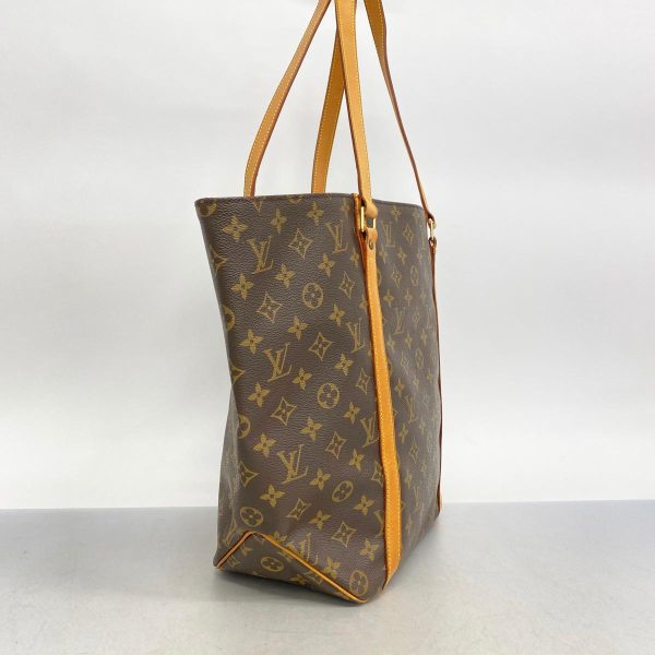 1240001053374 2 Louis Vuitton Sac Shopping Monogram Shoulder Bag Brown