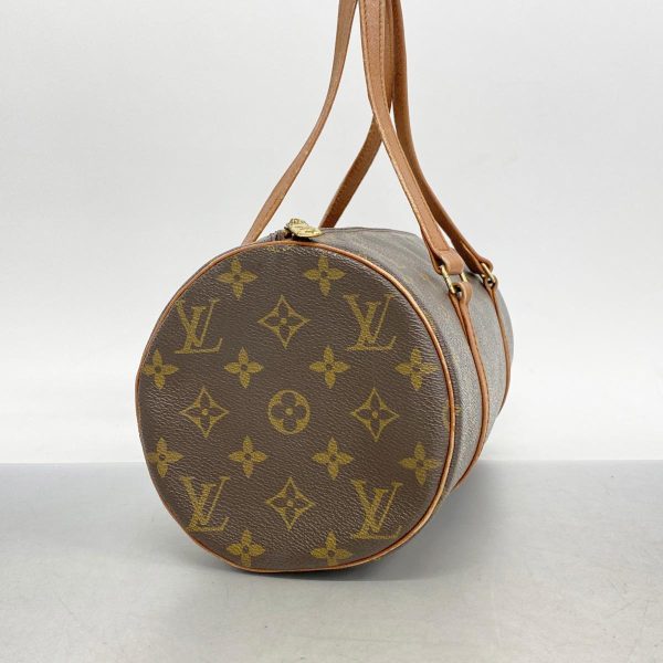 1240001053376 2 Louis Vuitton Papillon 30 Monogram Handbag Brown