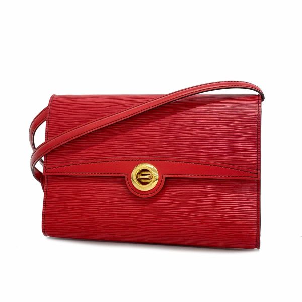 1240001053385 1 Louis Vuitton Arche Epi Shoulder Bag Castilian Red