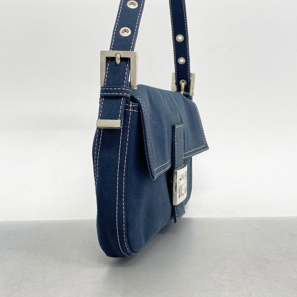 1240001053390 2 Fendi Mamma Bucket Handbag Blue