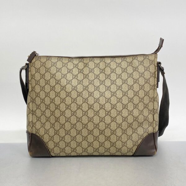 1240001053393 13 Gucci GG Supreme Shoulder Bag Brown