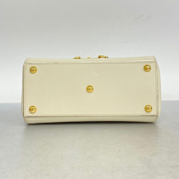 1240001053394 3 Gucci Horsebit 2Way Bag White