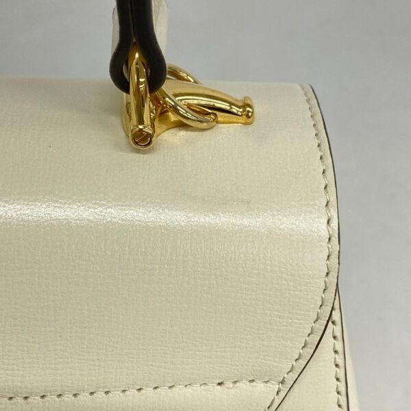 1240001053394 8 Gucci Horsebit 2Way Bag White