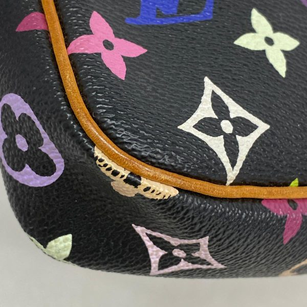 1240001053396 6 Louis Vuitton Pochette Accessory Monogram Multicolor Pouch Noir