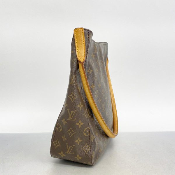 1240001053398 2 Louis Vuitton Looping GM Monogram Shoulder Bag Brown