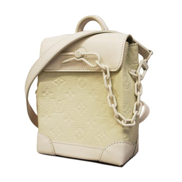 1240001053417 1 Louis Vuitton Nano Steamer Taurillon 2way Bag Full Moon