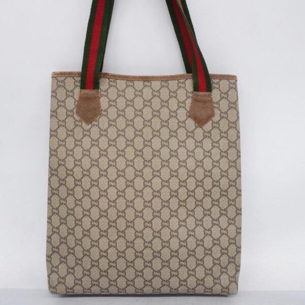 1240001053444 17 Gucci Sherry Line Gucci Plus Tote Bag Brown