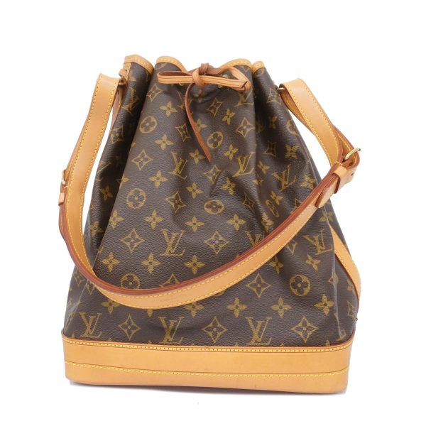 1240001053450 1 Louis Vuitton Noe Monogram Shoulder Bag Brown