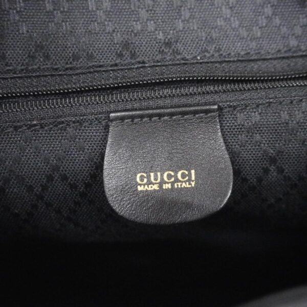 1240001053453 5 Gucci Bamboo Rucksack Black