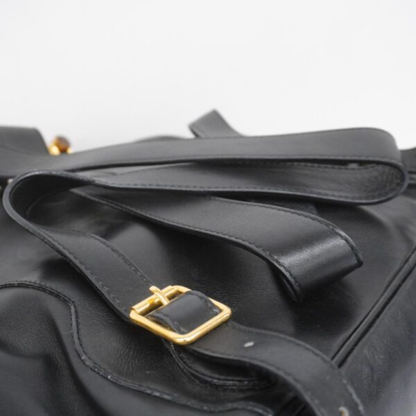 1240001053453 7 Gucci Bamboo Rucksack Black