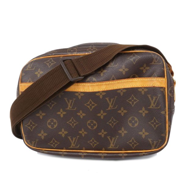 1240001053458 1 Louis Vuitton Reporter PM Monogram Shoulder Bag Brown